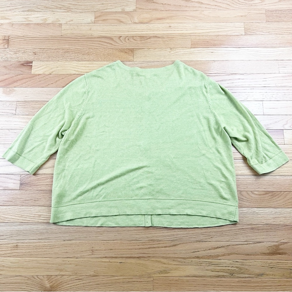 J.‎ Jill Light Green Button Up Cardigan Size 2X - Picture 2 of 4